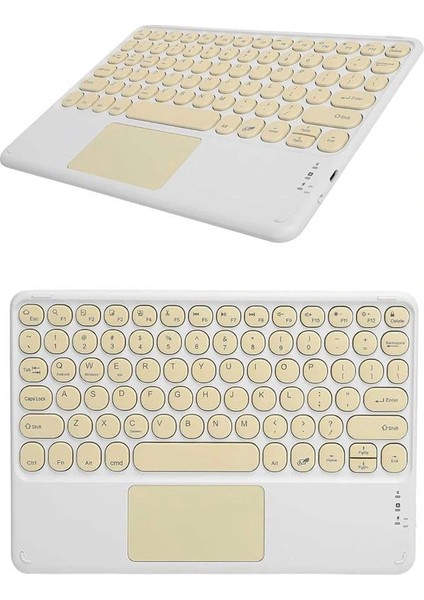 Bluetooth Touchpad Klavye Ultra Ince Taşınabilir Q Klavye indirimleri