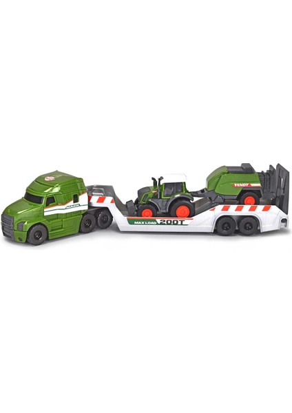 Fendt Traktör ve Biçerdöver Taşıyıcı Mack Kamyon Seti Römorklu Çiftlik Araçları Oyuncak modelleri