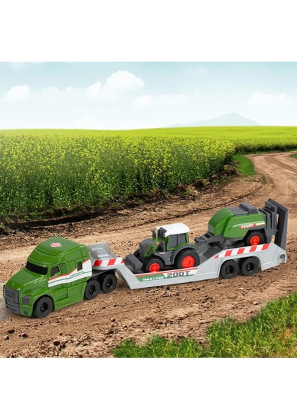 Fendt Traktör ve Biçerdöver Taşıyıcı Mack Kamyon Seti Römorklu Çiftlik Araçları Oyuncak fırsatları