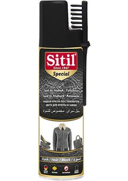 Prm. Süet Nubuk Sprey Boya Siyah 250 Ml. 4 Adet