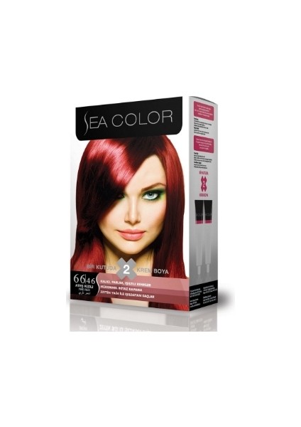 Color Kit Saç Boyası Ateş Kızılı 66.46 3 Adet