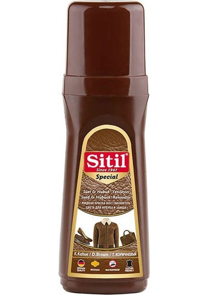 Süet Special Nubuk Boyası Koyu Kahve 100 Ml. 4 Adet