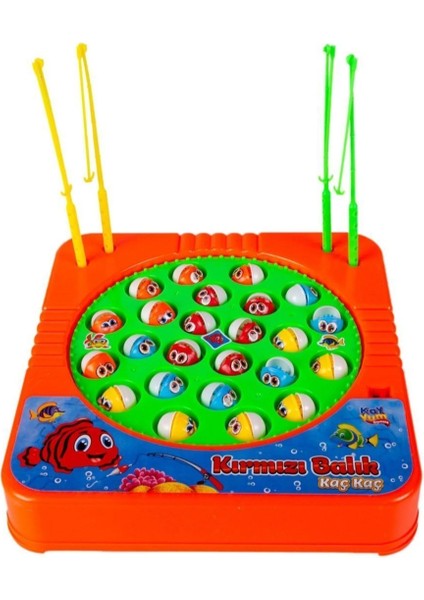 Müzikli Balık Tutma Oyuncağı Kırmızı Balık Gölde Kıvrılıyor Oyuncak Kırmızı Balık Oyun Seti modelleri