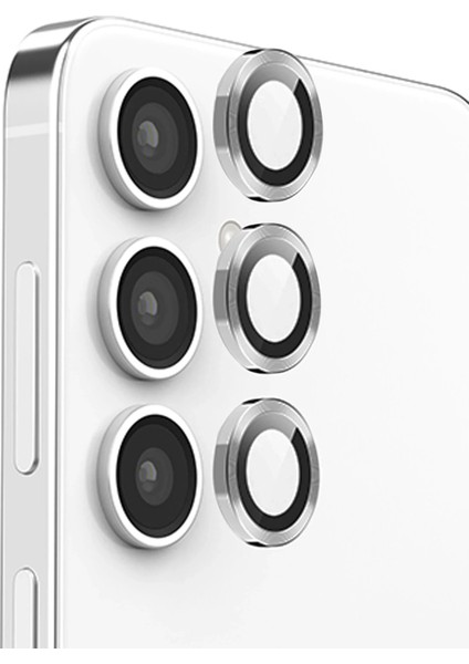 Samsung Galaxy S24 Fe Raze Metal Kamera Lens - Gri - FKU8909-2222