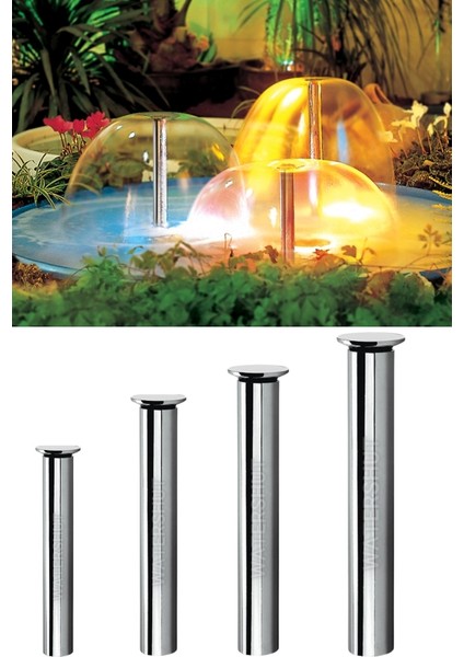 Zambak Su Çanı Nozulu 30-10 T Süs Havuzu Fıskiyesi