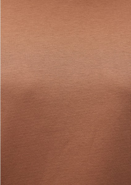 Kapüşonlu Kahverengi Sweatshirt 1S10191-70374