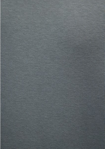 Bisiklet Yaka Yeşil Basic Sweatshirt 0S10276-71577