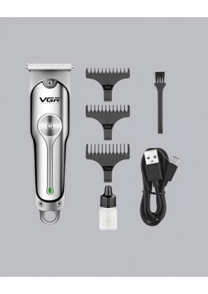 - Profesyonel Gümüş Şarjlı Tıraş Makinesi – 3 Başlık, 120 Dakika Kullanım Süresi, Kompakt ve Hafif Tasarım fiyatları