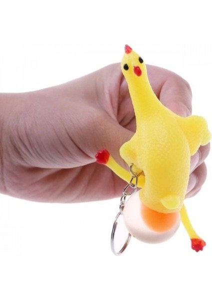 - Squishy Yumurtlayan Tavuk Anahtarlık