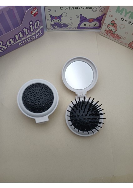 Sanrio Kawaii Aynalı Tarak Kapaklı Mini Çep Ayna ve Tarak Lüx Hediyelik Ürünler modelleri