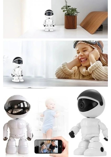 - Robot Görünümlü Wi-Fi Bebek Kamerası indirimleri