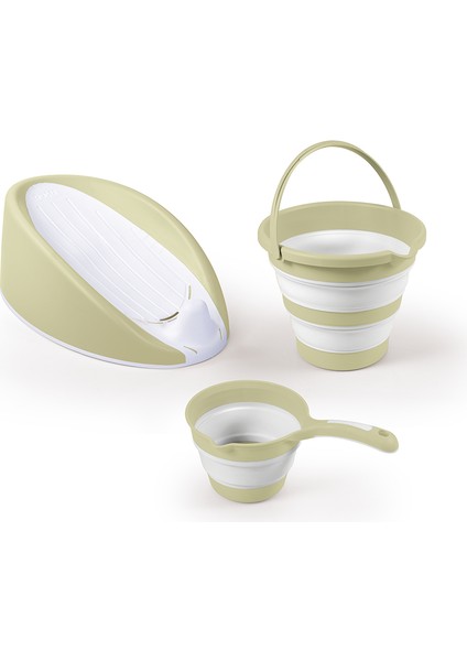 7571 Üçlü Bebek Banyo Seti- Eco Green