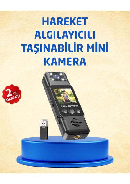 - Taşınabilir Full Hd Mini Kamera Tft Ekranlı