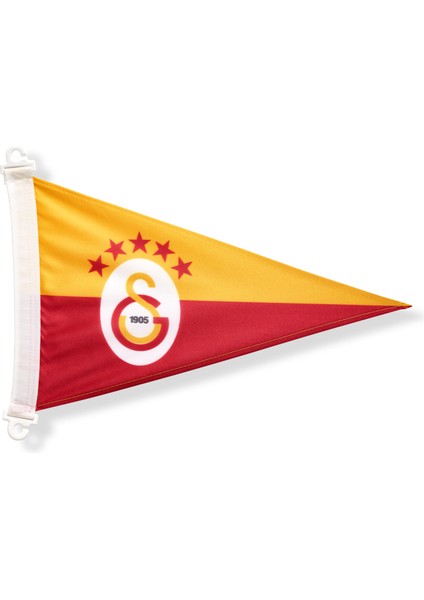 Galatasaray 5 Yıldızlı Üçgen Tekne Bayrağı 30X45CM U251451