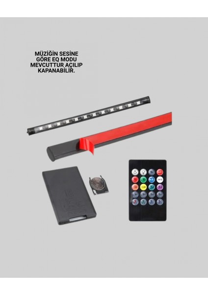 - Kumandalı Araç LED Şerit Işıklar modelleri