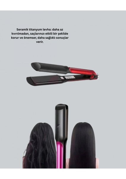 - Çok Yönlü Kullanım Sunan Saç Düzleştirici – Düzleştirici ve Hacim Verici fiyatları