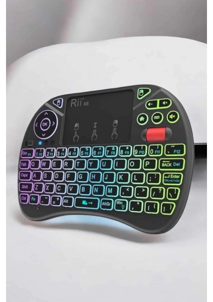 TV Uyumlu Mini Klavye Q Klavye Işıklı Tüm Cihazlara Uyumlu indirimleri