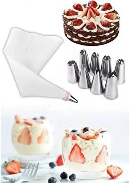 - Krema Sıkma Seti 10 Parça indirimleri