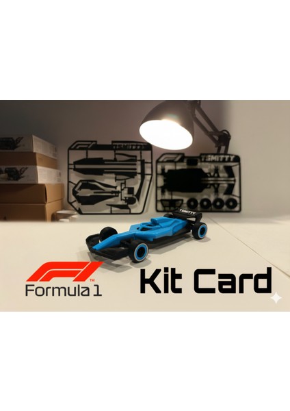 Formula 1 3D Kit Card – Kendin Yap Yarış Aracı Modeli modelleri