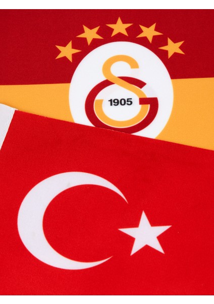 Galatasaray 5 Yıldızlı Çiftli Masa Bayrağı U251480 modelleri