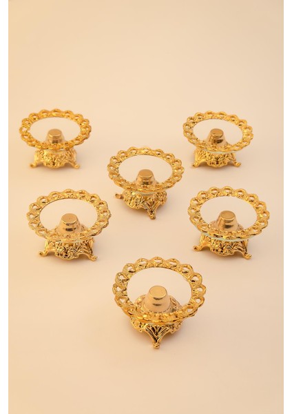 6'lı Saray Modeli Gold Cam Ikramlık Seti fiyatları