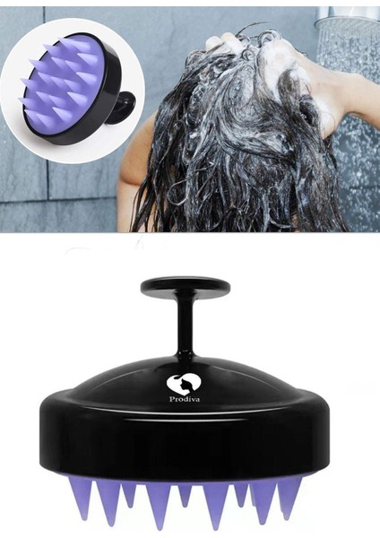 Duştada Kullanilabilen Saç Bakım ve Masaj Fırçası - Siyah fiyatları