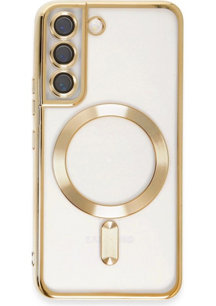 Ieg Samsung Galaxy S22 Kılıf Kross Magneticsafe Kapak - Gold