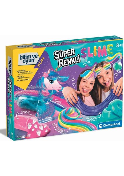 64812 Süper Renkli Slime - Bilim ve Oyun +8 Yaş