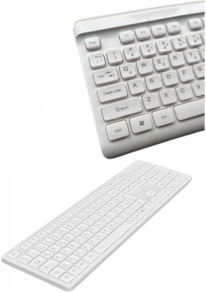 2.4 Ghz Wireless Kablosuz Klavye Mouse Seti Tv Pc Uyumlu fırsatları