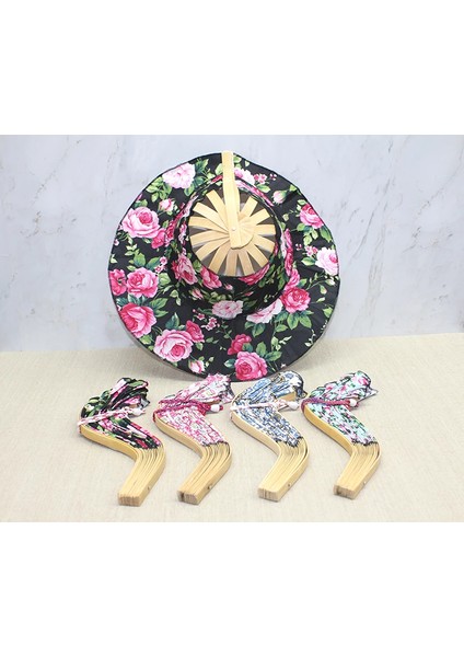 - Ahşap Şapkalı Yelpaze