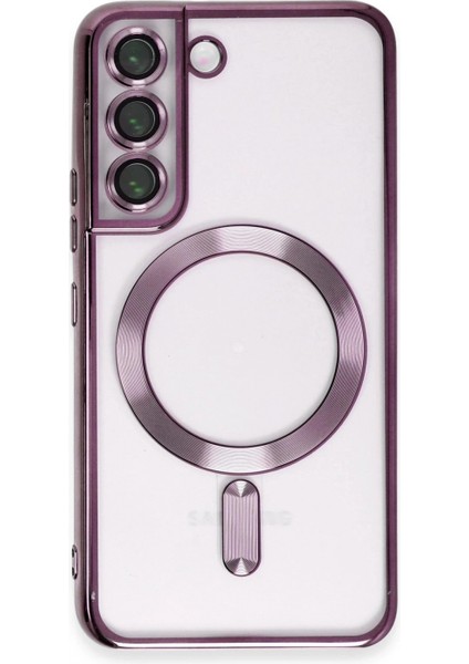 Ieg Samsung Galaxy S22 Kılıf Kross Magneticsafe Kapak - Mor