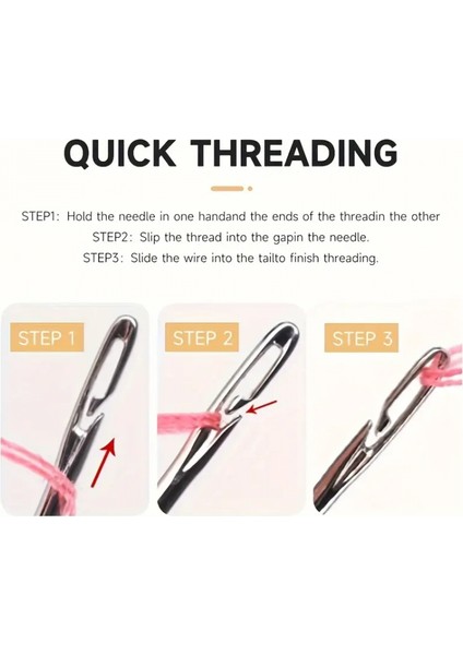 - Kolay Iplik Geçirilen Iğne Seti 12 Adet modelleri