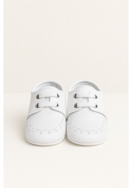 Beyaz Bağcıklı Spor Bebek Ayakkabısı 17 Numara fiyatları
