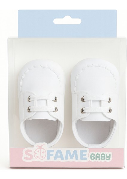 Beyaz Bağcıklı Spor Bebek Ayakkabısı 17 Numara modelleri