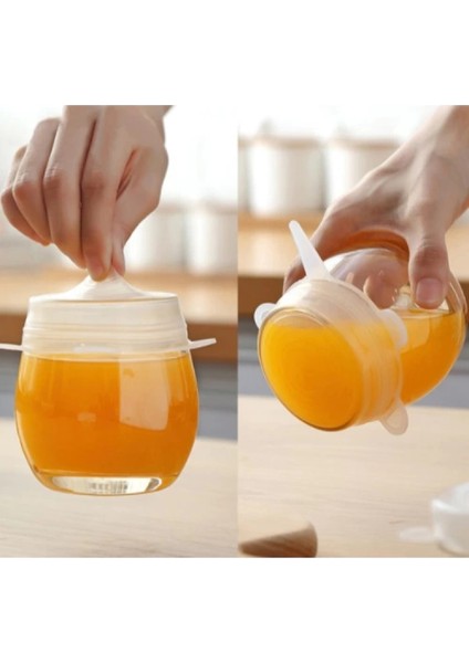 - Silikon Yemek Saklama Kapak Seti 6 Adet fırsatları