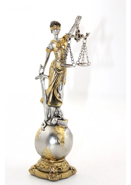 - Polyester Adalet Figürü