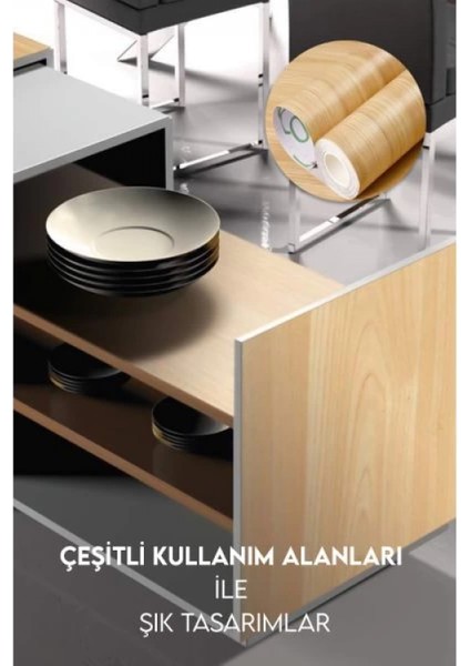 - Ahşap Görünümlü Kendinden Yapışkanlı Kaplama Folyosu 5 Metre fiyatları