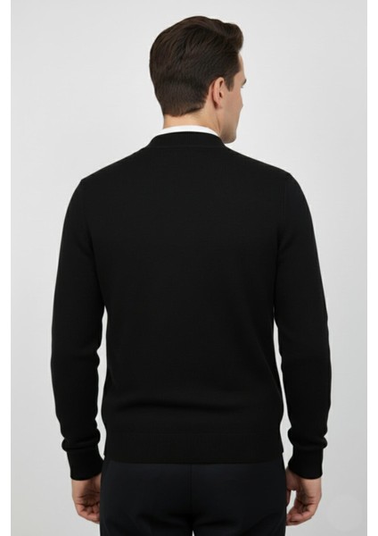 Erkek Hakim Yaka Astarlı Triko Fermuarlı Mont BGL-ST04832 indirimleri