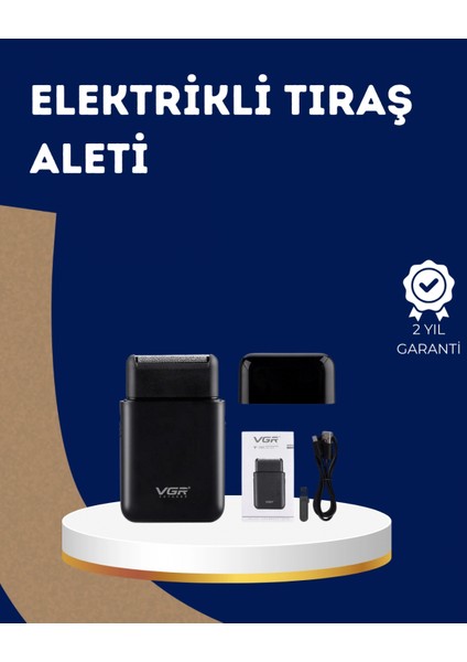 - Ultra Ince Elektrikli Tıraş Makinesi | USB Şarjlı ve Su Geçirmez