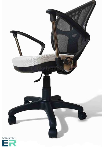 Strivon x /nano Sirkül Kumaşlı Çalışma Koltuğu-Pp Ayaklı-Ultra Konforlu