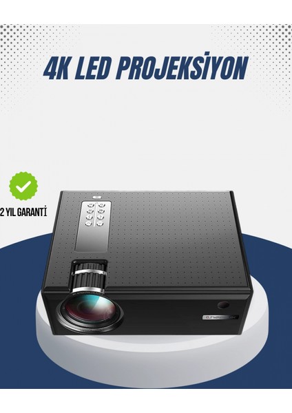 Ieg Full Hd Projeksiyon – Hdmı/usb Girişli, Kumandalı, Eğitim ve Sunum Için Ideal