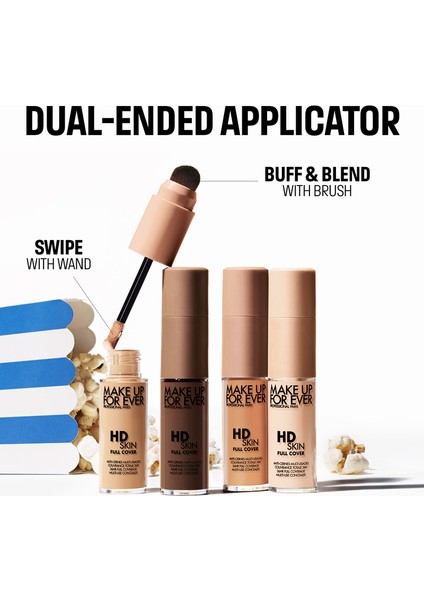 Hd Skin Full Cover Concealer – Yüksek Kapatıcılık Sağlayan Çok Amaçlı Kapatıcı 1R12 (9ml)