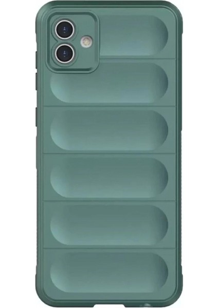 Samsung Galaxy A06 Kılıf Optimum Silikon - Koyu Yeşil