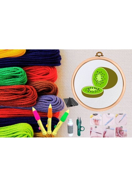 Punch Seti Nakış Seti Kasnaklı Kendin Yap Seti Seri 4