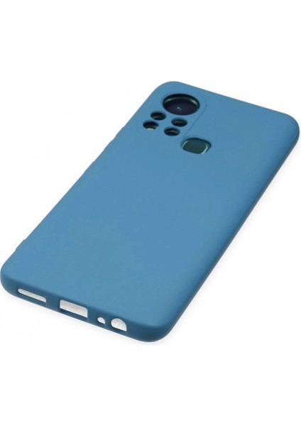 Infinix Hot 11S Kılıf Nano Içi Kadife Silikon - Mavi fırsatları