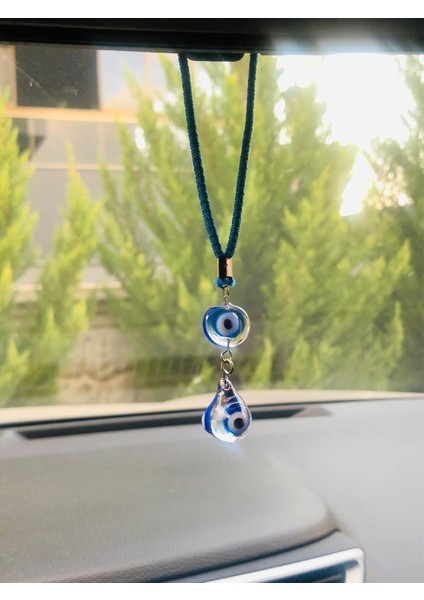 Nazar Boncuğu Araba Süsü El Yapimi Füzyon Cam Nazar Boncuğu fırsatları