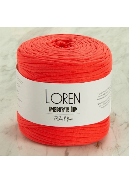 Loren Penye Kumaş El Örgü Ipi Nar Çiçeği - 68 - 33491