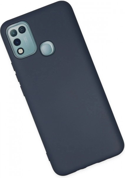 Infinix Hot 10 Play Kılıf Nano Içi Kadife Silikon - Lacivert modelleri