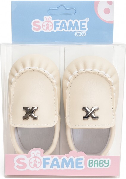 Krem Suni Deri Loafer Bebek Ayakkabı 17 Numara fiyatları