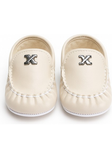 Krem Suni Deri Loafer Bebek Ayakkabı 17 Numara fırsatları